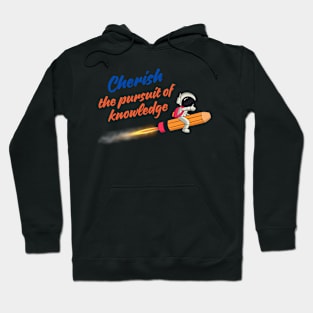 Cherish the pursuit of knowledge Hoodie